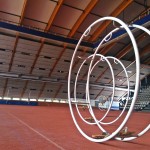 Rhönradrengas Kupittaan urheiluhallilla